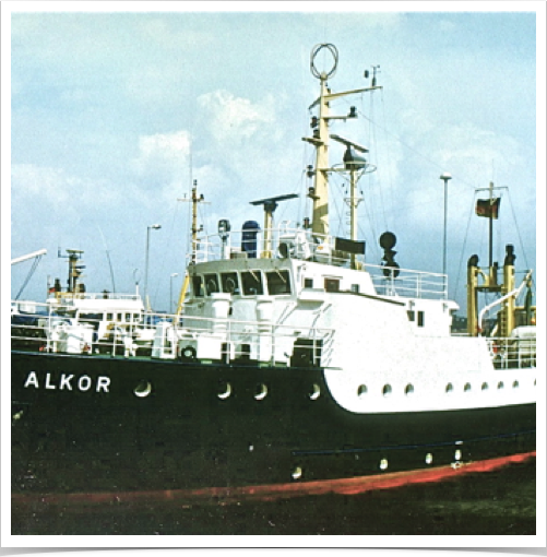 FK ALKOR at the Institute of Marine Sciences at the Baltic Sea in Kiel, Germany